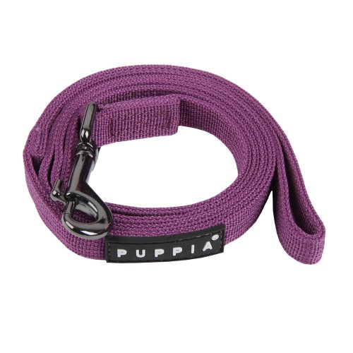 Puppia Hundeleine kleine Hunde - 1,16m, 1,20m, 1,40m - Als Welpenleine geeignet - viele Farben - Hausleine für Hunde,lila von Puppia