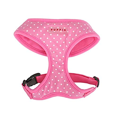 Puppia PAHA-AC301 Dotty Geschirr, XS, rosa von Puppia