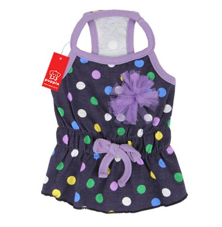 Puppia PALA-TS842 Hundeshirt Kleid Fiesta, M, blau von Puppia