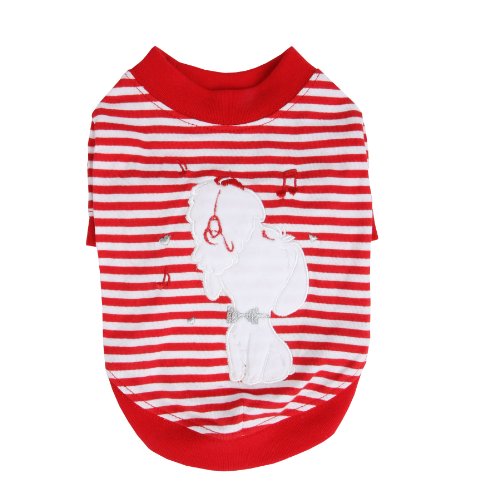 Puppia PALC-TS881 Hundeshirt Mascot, rot, XL von Puppia