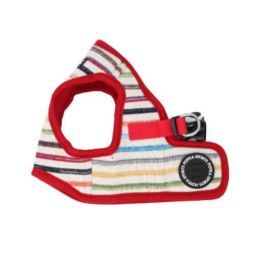 Puppia PAND-AH1184 Geschirr Watercolor Harness B, M, rot von Puppia