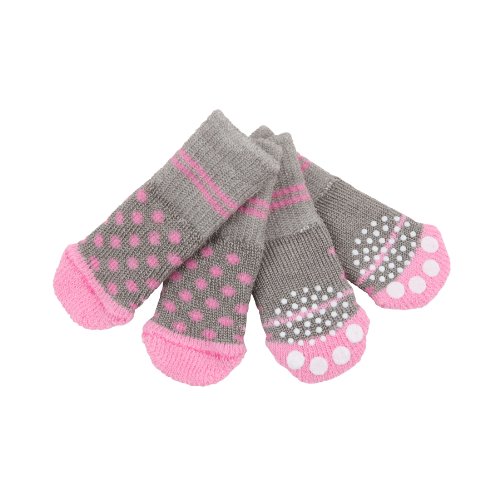 Puppia PAND-SO1175-GY-L [Socken Für Hunde] Dylan, L, Grau von Puppia