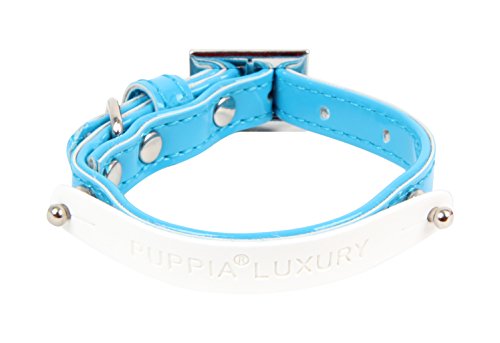 Puppia PAOA-AC1255 Jasmine Halsband, S, blau von Puppia