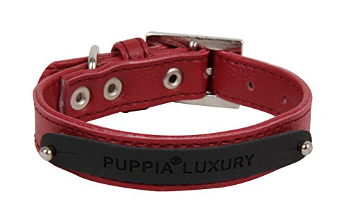 Puppia PAOA-AC1256 Iris Halsband, S, rot von Puppia