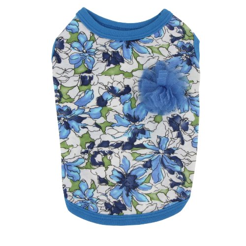 Puppia PAOA-TS1203 T-Shirt, S, blau von Puppia