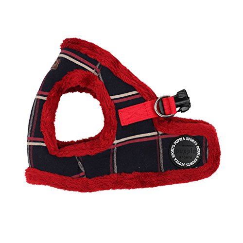 Puppia PAOD-AH1280 Scholastic Weste, L, rot von Puppia