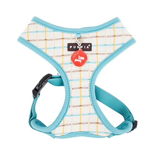 Puppia PAQA-AC1423 Hunde Geschirr, Tot Harness A, small, blau von Puppia