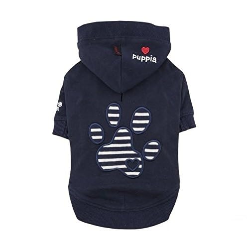 Puppia PAQD-TS1454 Urban Pawz, Sweater, L, dunkelblau von Puppia