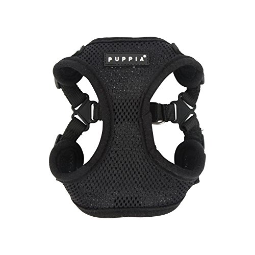 Puppia PARA-HC1533 SOFT HARNESS C, L, schwarz von Puppia