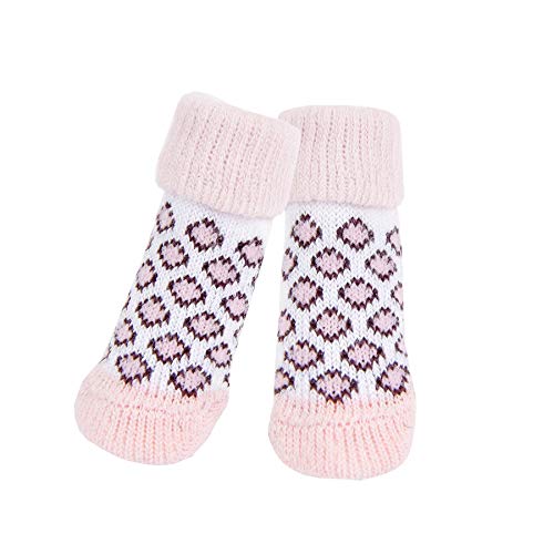 Puppia PARD-SO1592-IP-L Socken Für Hunde Dylan, L, Indian Pink von Puppia