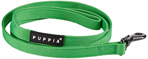 Puppia Hundeleine kleine Hunde - 1,16m, 1,20m & 1,40m - Als Welpenleine geeignet - viele Farben - Hausleine für Hunde, PDCF-AL30-GR-M, M, grün von Puppia