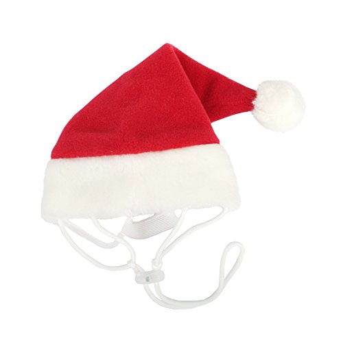 Puppia PDDF-SH23-RDL Hunde Weihnachtsmütze, L, rot von Puppia