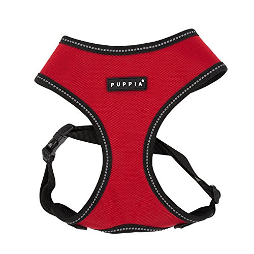 Puppia PLRA-HA9323 Geschirr Trek Harness A, L, rot von Puppia