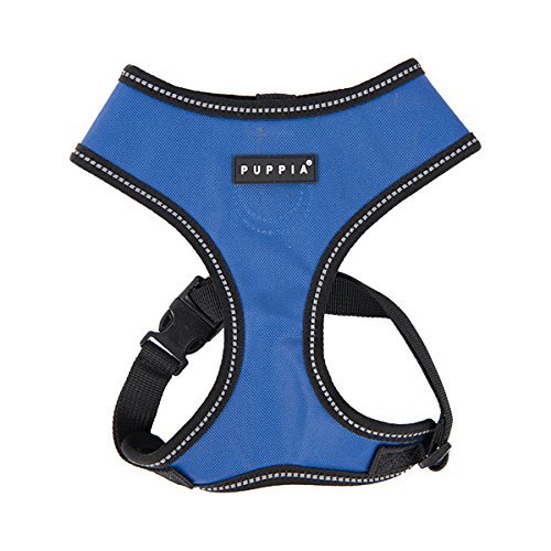 Puppia PLRA-HA9323 Geschirr Trek Harness A, M, royal blau von Puppia