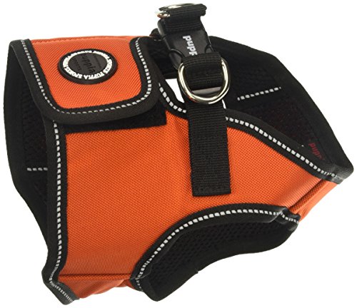 Puppia PLRA-HB9323 Geschirr Trek Harness B, M, orange von Puppia