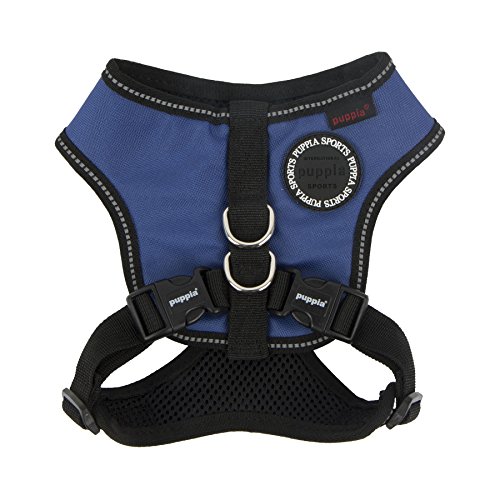 Puppia PLRA-HE9323 Geschirr Trek Snugfit Harness E, M, royal blau von Puppia