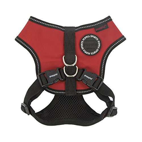 Puppia PLRA-HE9323 Geschirr Trek Snugfit Harness E, S, rot von Puppia