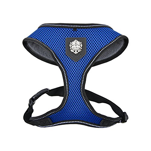 Puppia PLRD-HA9345 Geschirr Thermal Soft Harness, L, royal blau von Puppia