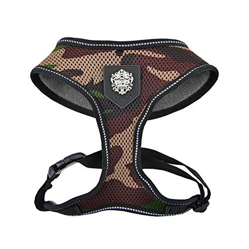 Puppia PLRD-HA9345 Geschirr Thermal Soft Harness, XL, camo von Puppia