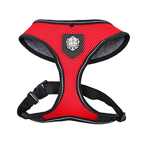 Puppia PLRD-HA9345 Geschirr Thermal Soft Harness, XL, rot von Puppia