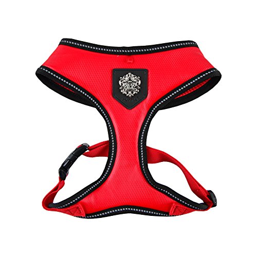 Puppia PLRD-HA9346 Geschirr Legacy Harness A, L, rot von Puppia