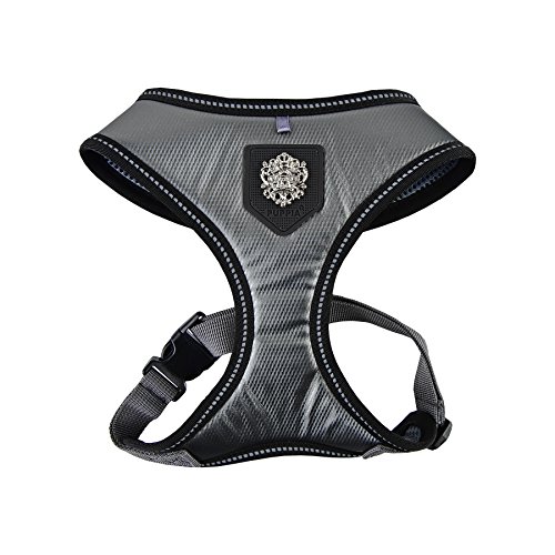 Puppia PLRD-HA9346 Geschirr Legacy Harness A, S, grau von Puppia