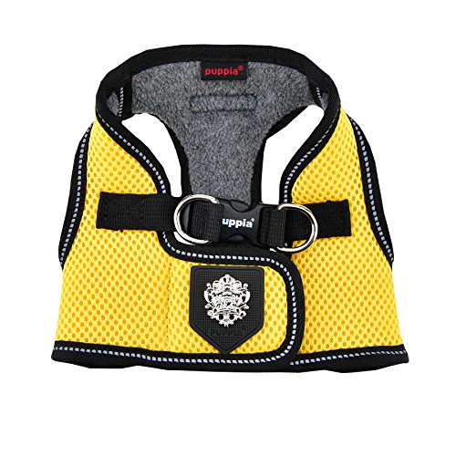 Puppia PLRD-HB9345 Geschirr Thermal Soft Vest Harness, S, gelb von Puppia