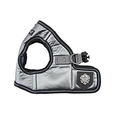 Puppia PLRD-HB9346 Geschirr Legacy Harness B, S, grau von Puppia