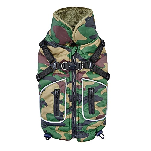 Puppia PLRD-VT9343 Wintermantel Pioneer, S, camo von Puppia