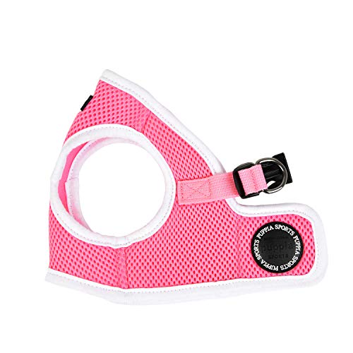 Puppia Soft Harness II - Weiches Westengeschirr für kleine und mittelgroße Hunde - sehr komfortabel und leicht anzuziehen, Pink, PUHB1770PKM von Puppia