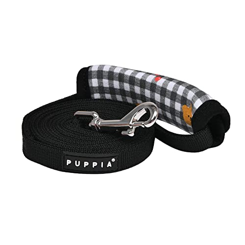 Puppia Spring and Summer Fashion Hundeleine, Schwarz_Baba, Größe M von Puppia