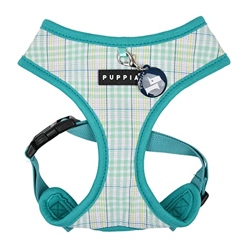 Puppia Spring and Summer Fashion Over-The-Head Dog Harness, Aqua_Luke, Small von Puppia