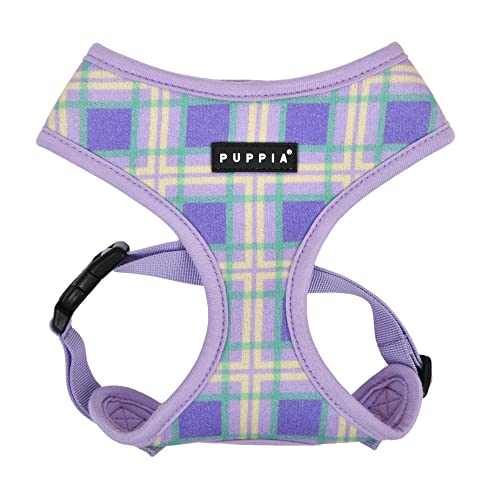 Puppia Spring and Summer Fashion Over-The-Head Hundegeschirr, Violet_Jaylen, Größe L von Puppia