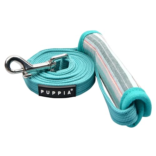 Puppia Spring and Summer Fashion Theros Hundeleine, Aqua, Größe M von Puppia