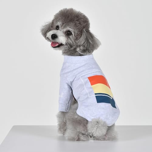 Ryder Hunde-Top-T-Shirt Grey L von Puppia