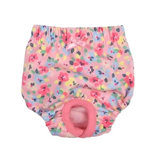 Spring Blossom Sanitary Dog Sanitary Panties M Pink von Puppia