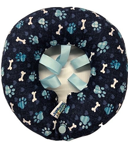 Limited Edition Welpen-Bumper, blaue Pfotenabdrücke (bis zu 25,4 cm) von Puppy Bumpers