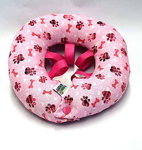 Puppy Bumpers Pinke Pfotenabdrücke halten Hunde auf der sicheren Seite des Zaunes (25,4–33 cm). von Puppy Bumpers