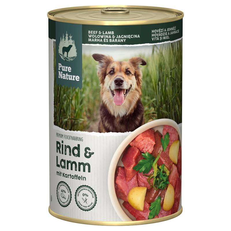 Pure Nature Adult 6 x 400 g - Pute & Rind von Pure Nature