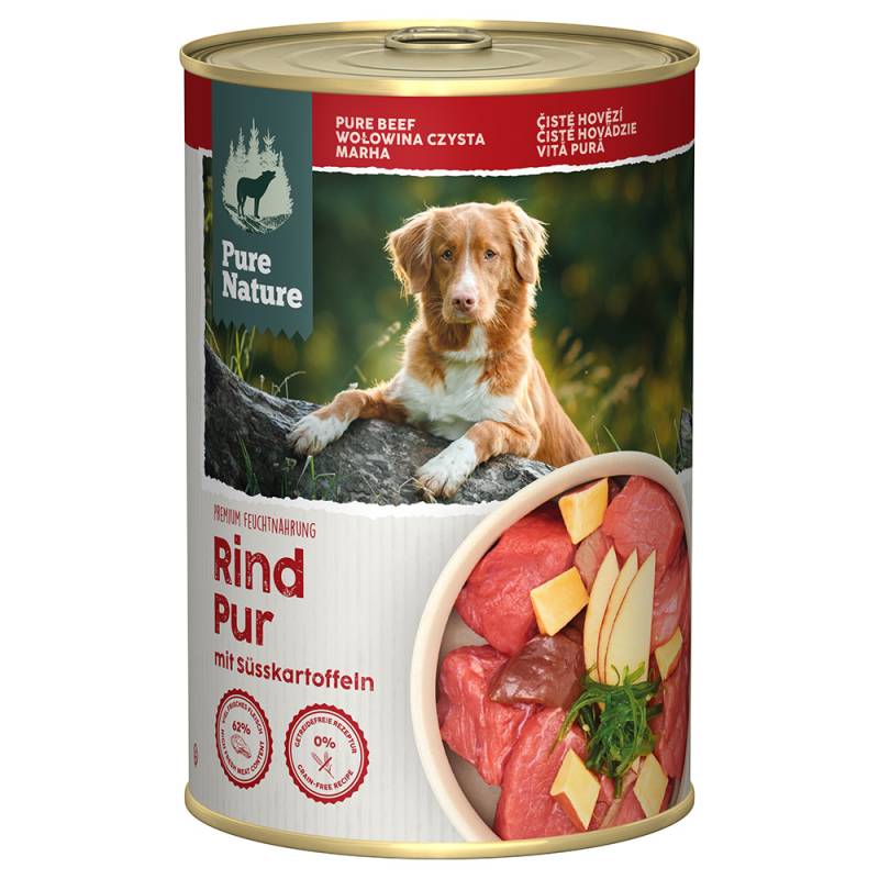 Pure Nature Adult 6 x 400 g - Rind mit Huhn von Pure Nature