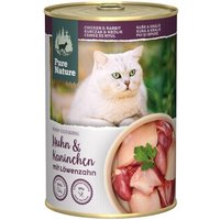 Pure Nature Adult 6 x 400g Huhn und Kaninchen von Pure Nature