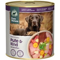 Pure Nature Adult 6x800g Pute & Rind von Pure Nature