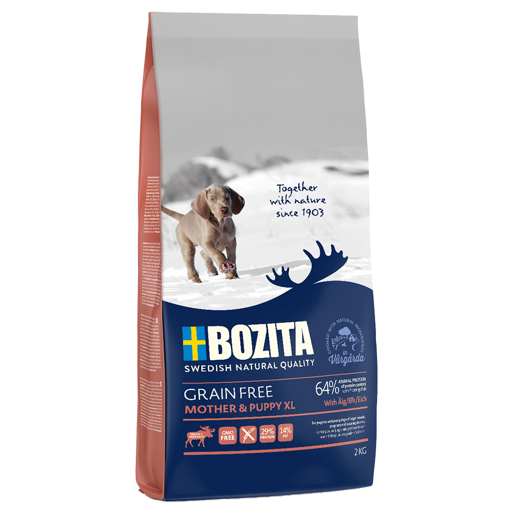 Bozita Dog Purely Grain Free Elch für Puppy & Junior Large Hunde - Sparpaket: 2 x 11 kg von Purely
