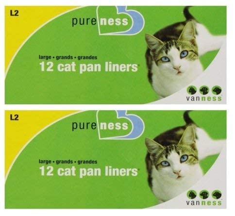 Pureness groß Katze Pfanne, 12 Zählen, 12 Count (2 Pack) von Pureness