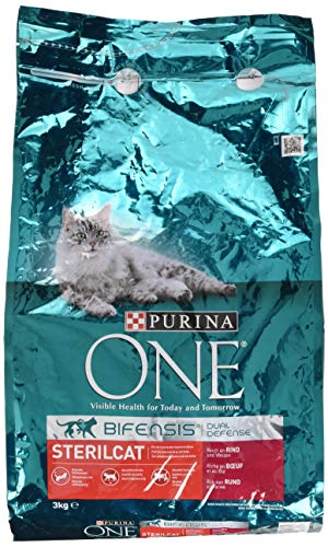 One Sterilcat Katzenfutter Rind, 3 kg von PURINA ONE