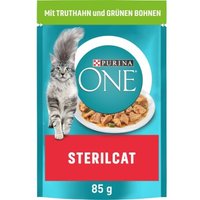 Purina ONE Sterilcat 26x85g mit Truthahn und grünen Bohnen von Purina One