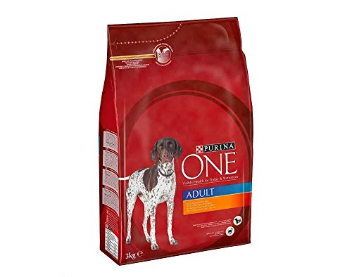 Purina One Erwachsene Leckerlis für Hunde mit Huhn und Reis, 4 Packungen à 3 kg von PURINA ONE