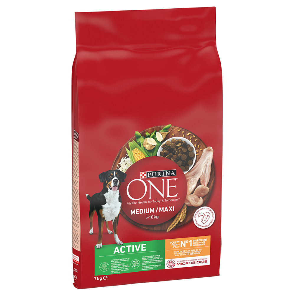 7 kg / 9 kg / 12 kg PURINA ONE zum Sonderpreis! - 7 kg Medium/Maxi Active Huhn von Purina One