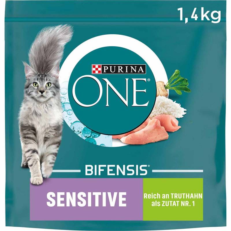 PURINA ONE BIFENSIS SENSITIVE Truthahn 1,4kg von Purina One