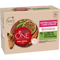 PURINA ONE Mini Adult Weight Control Truthahn - 10 x 85 g von Purina One